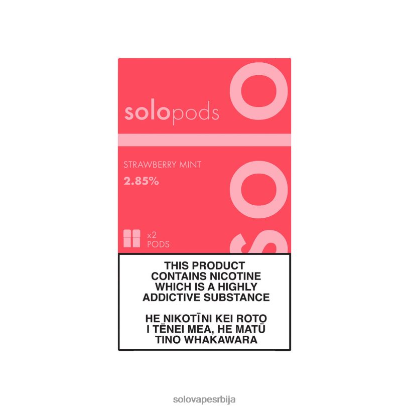 Solo заменска капсула 2-пак нана од јагоде BNXNZ60 - Solo Цена