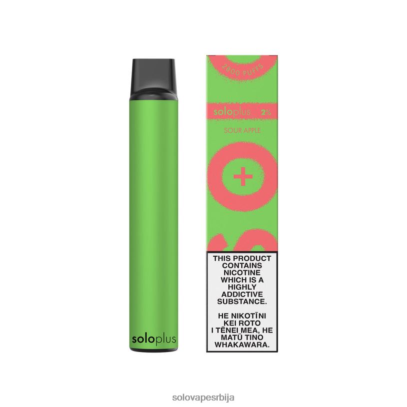 Solo Plus вапе за једнократну употребу кисела јабука BNXNZ30 - Solo Vape Review