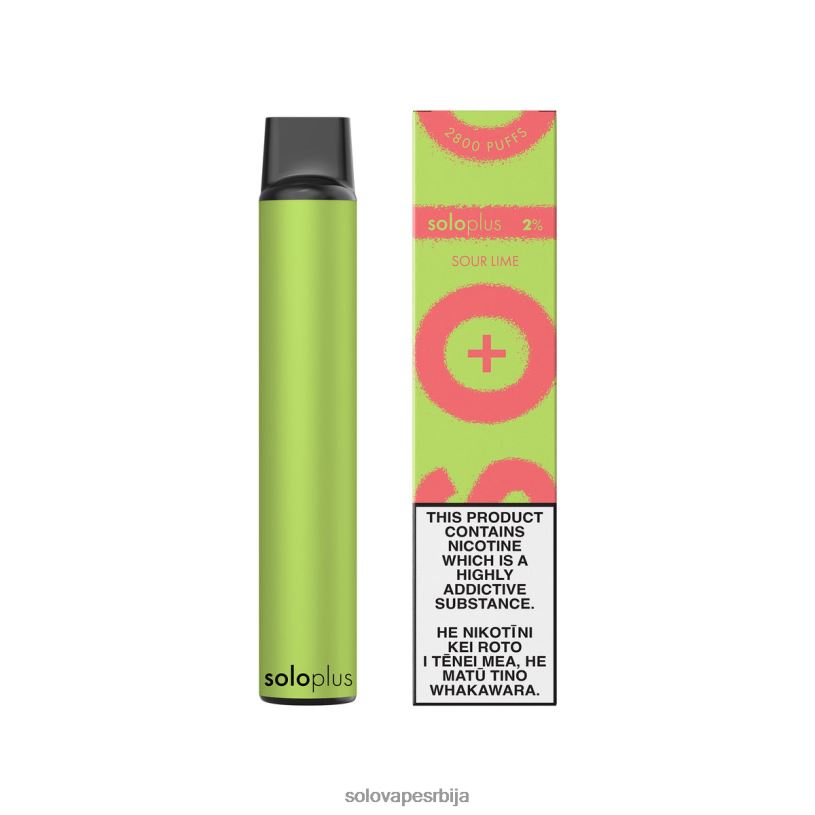 Solo Plus вапе за једнократну употребу кисели креч BNXNZ34 - Solo Vape Flavours