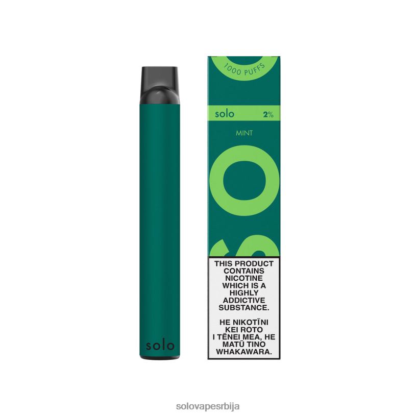 Solo вапе за једнократну употребу мента BNXNZ1 - Solo Vape Srbija