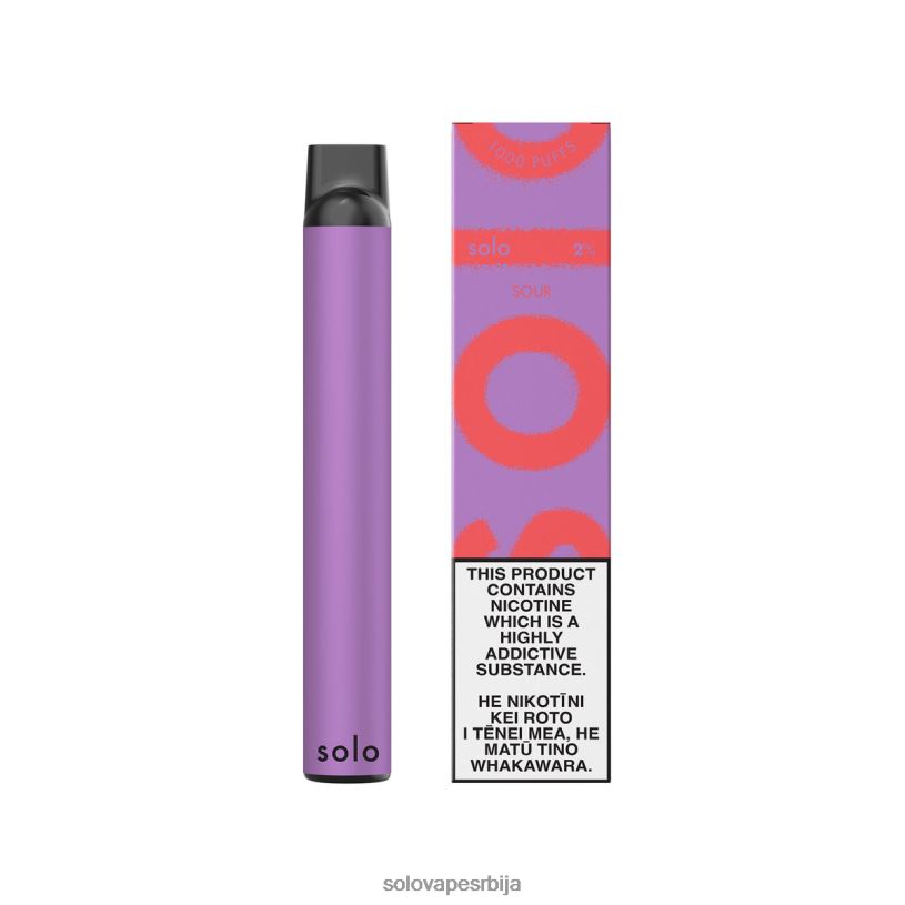 Solo вапе за једнократну употребу кисело BNXNZ3 - Solo Vape Цена