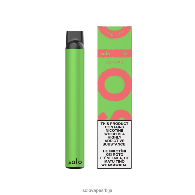 Solo вапе за једнократну употребу кисела јабука BNXNZ5 - Solo Vape Купити