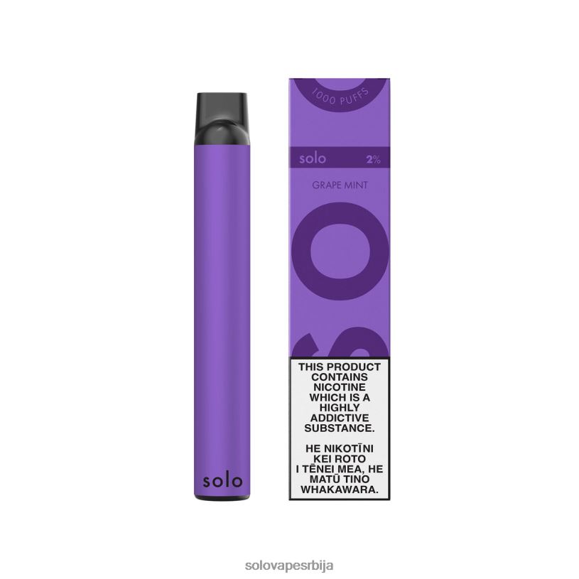 Solo вапе за једнократну употребу метвица грожђа BNXNZ7 - Solo Vape Pen